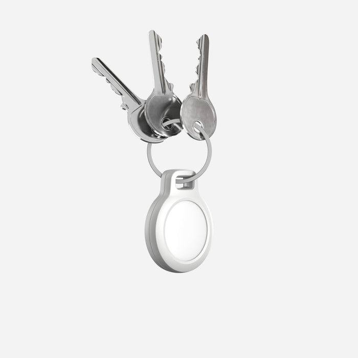 Nomad AirTag Rugged Keychain - White