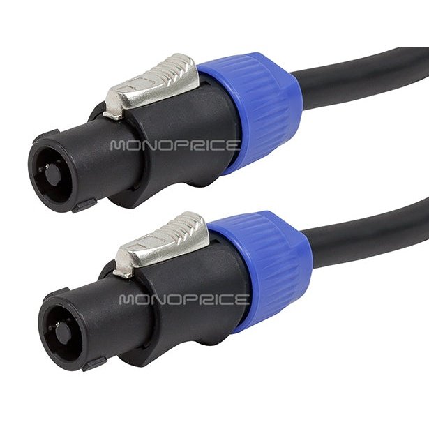 15m 12AWG 2-conductor to Speakon Type NL4FC Female Cable