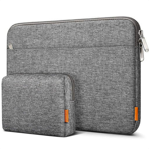 Inateck 13-13.5” Laptop Sleeve Carrying Case Compatible Air 2012-2017, MacBook 14 M1 2021,MacBook Pro 2012-2015, 13.5 Surface Laptop4 3 with Accessory Pouch - Grey