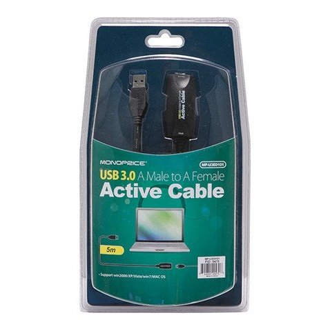 4.5m USB 3.0 Male to A Female Active Extension Cable