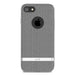 MOSHI Vesta Protective Fabric Case for iPhone 8-7 - Herringbone Gray
