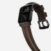 Nomad Traditional Strap for Apple Watch 42-44mm Rustic Brown - Black Hardware