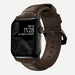 Nomad Traditional Strap for Apple Watch 42-44mm Rustic Brown - Black Hardware
