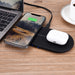 Bonelk USB-C Dual Wireless Fast Charge Qi Pad - Black