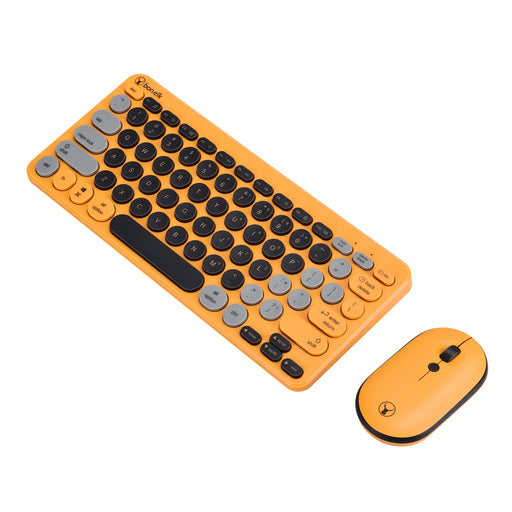 Bonelk KM-383 Wireless Keyboard And Mouse Combo Orange