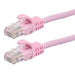 FLEXboot Series Cat5e 24AWG UTP Ethernet Network Patch Cable 14ft Pink