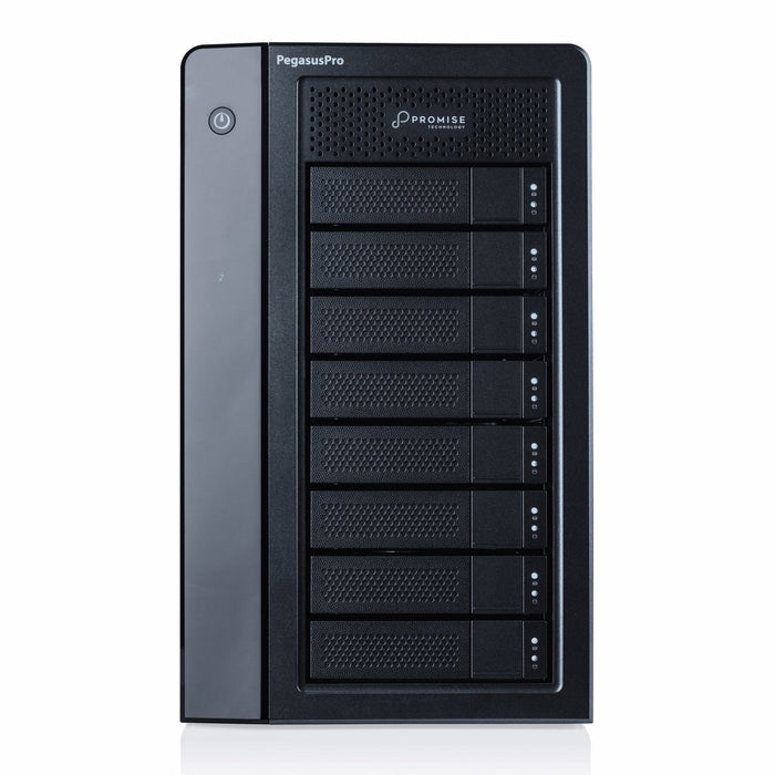 Promise PegasusPro R8 144TB 8 x 18TB SATA System CPU i5, Target mode, 10G Base-T, 32G DDR with 1M cable