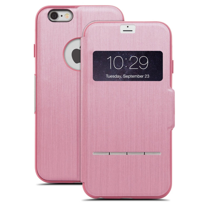 Moshi SenseCover Touch Sensitive Hard Cover for iPhone 6 Plus-6S Plus - Rose Pink