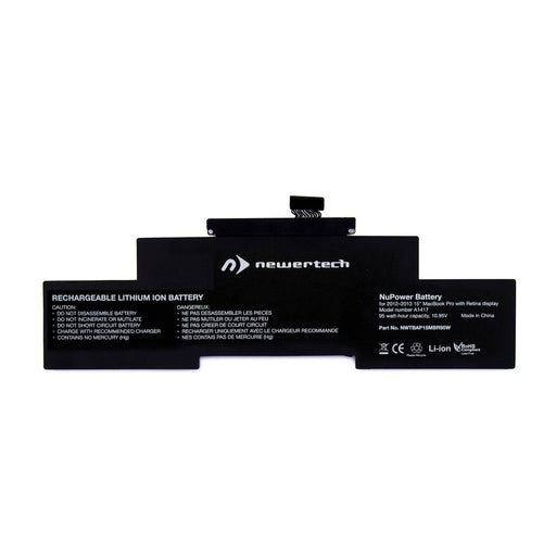 NewerTech 95W NuPower Battery Replacement Kit for 15" MacBook Pro Retina Mid 2012 to Early 2013 - Part Only