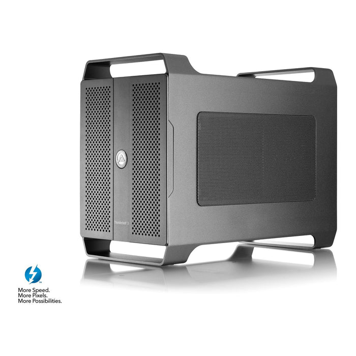 AKiTiO Node Duo Expansion Chassis for 2 x PCIe Cards. Includes Thunderbolt 3 cable.