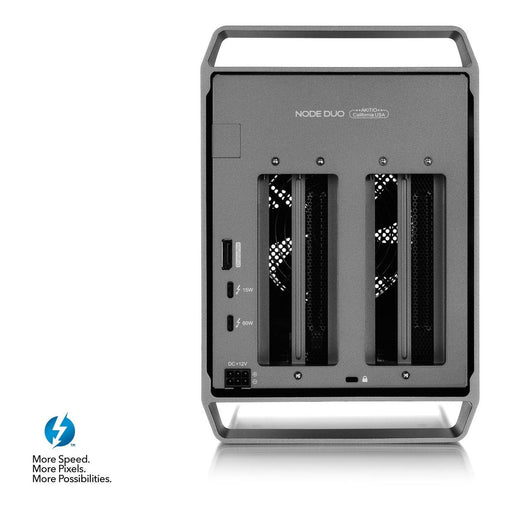 AKiTiO Node Duo Thunderbolt 3 PCIe Expansion Chassis for 2 x PCIe Cards. Includes Thunderbolt 3 cable. - Macfixit Australia