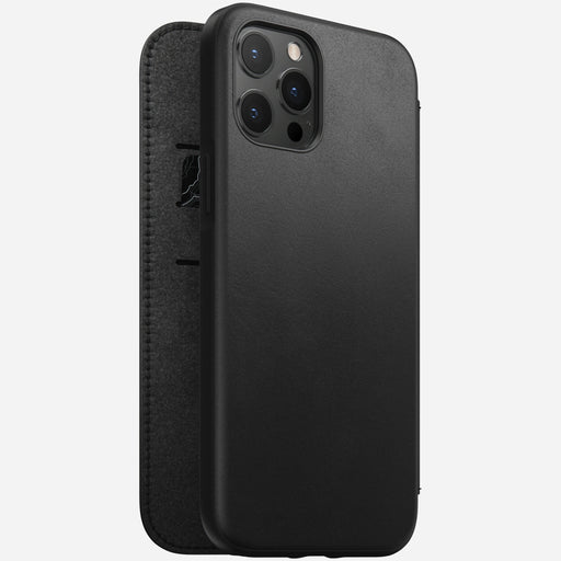 Nomad MagSafe Leather Folio iPhone 12 Pro Max - Black