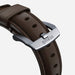 Nomad Traditional Strap for Apple Watch 42-44mm - Rustic Brown Silver Hardware