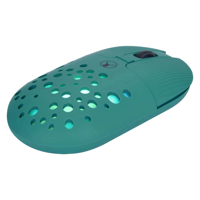 Bonelk Bluetooth/Wireless RGB 4D Mouse, 1200DPI, USB - C, M - 270 (Emerald Green) - Macfixit Australia