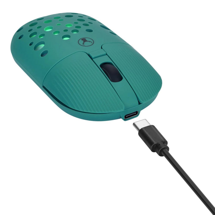 Bonelk Bluetooth/Wireless RGB 4D Mouse, 1200DPI, USB - C, M - 270 (Emerald Green) - Macfixit Australia