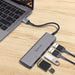 Bonelk Long - Life USB - A 5 - in - 1 Multiport Hub - Space Grey - Macfixit Australia
