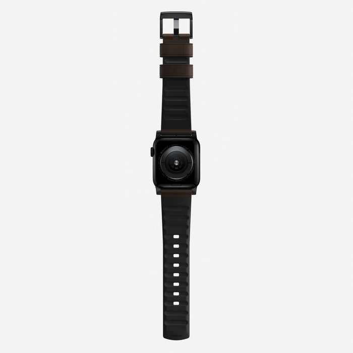 Nomad Active Strap Pro Apple Watch 44-42mm Brown - Black Hardware