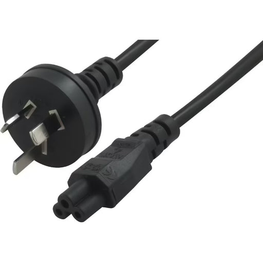 Male 3 Pin AC to Female IEC-C5 5m - Cloverleaf Power Cable
