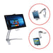 CTA Digital 2 - in - 1 Kitchen Tablet Stand and Adjustable Wall Mount - for iPad 2018 - iPad Pro 12.9 - iPad mini - Galaxy Tab S3 and more - Macfixit Australia