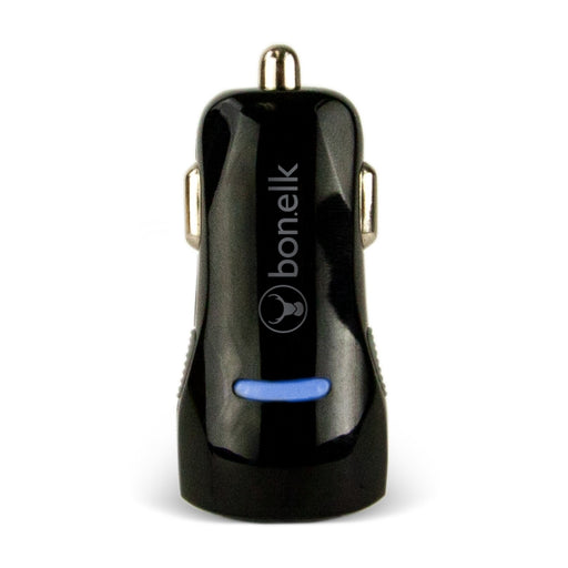 Bonelk Dual USB Car Charger - Black