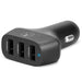 Bonelk Carbon Series Car Charger 3 x USB-A, 36W - Black