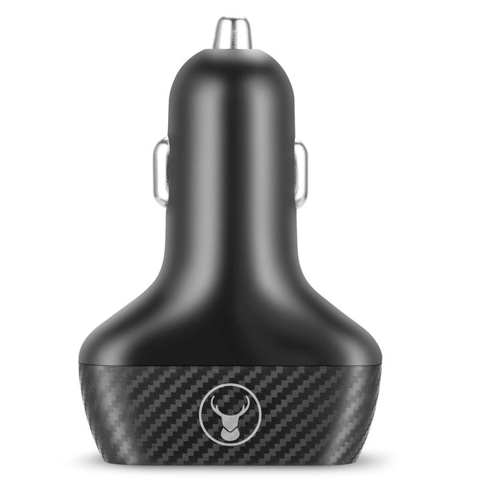 Bonelk Carbon Series Car Charger 3 x USB-A, 36W - Black