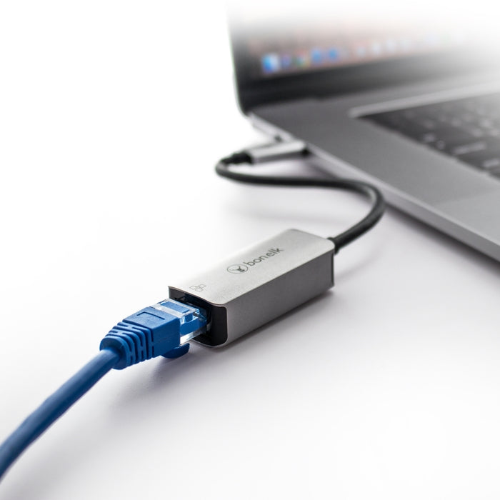 Bonelk USB-C to Gigabit Adapter 15cm - Space Grey