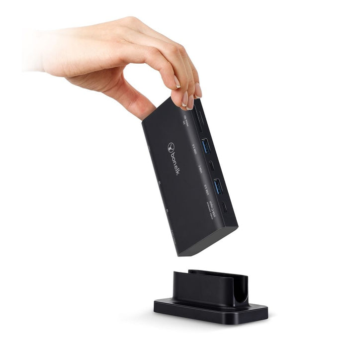 Bonelk Desktop Series 9 in 1 USB-C Multiport Hub - Black
