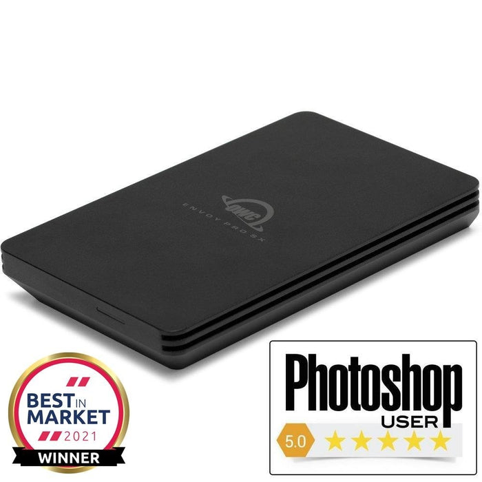 2.0TB OWC Envoy Pro SX Rugged Portable NVMe SSD with Thunderbolt-USB4