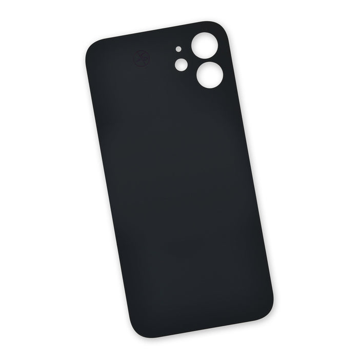 iPhone 12 Aftermarket Blank Rear Glass Panel, New - Black
