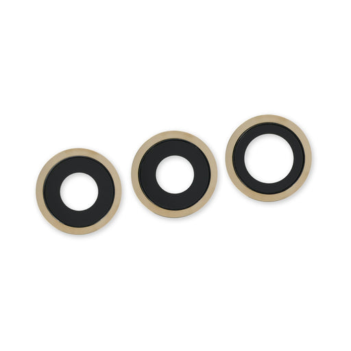 iPhone 12 Pro Rear Camera Lenses and Bezels, New - Gold