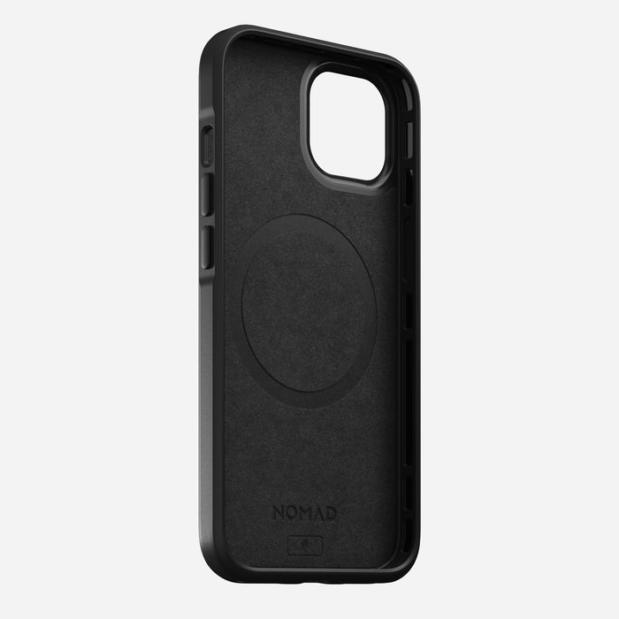 Nomad Modern Leather Case For iPhone 13 - Black