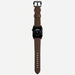 Nomad Traditional Strap for Apple Watch 42-44mm Rustic Brown - Black Hardware