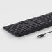 Matias RGB Backlit Wired Aluminum Keyboard for PC - Black