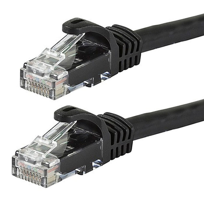 FLEXboot Series Cat5e 24AWG UTP Ethernet Network Patch Cable 10ft Black