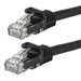 FLEXboot Series Cat5e 24AWG UTP Ethernet Network Patch Cable 50ft Black