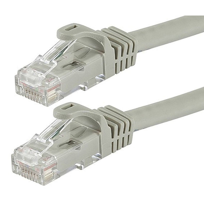FLEXboot Series Cat5e 24AWG UTP Ethernet Network Patch Cable 20ft Gray