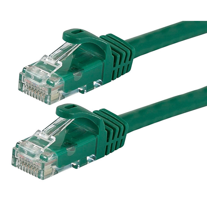 FLEXboot Series Cat5e 24AWG UTP Ethernet Network Patch Cable 20ft Green