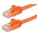 FLEXboot Series Cat5e 24AWG UTP Ethernet Network Patch Cable 2ft Orange