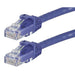 FLEXboot Series Cat5e 24AWG UTP Ethernet Network Patch Cable 6-inch Purple