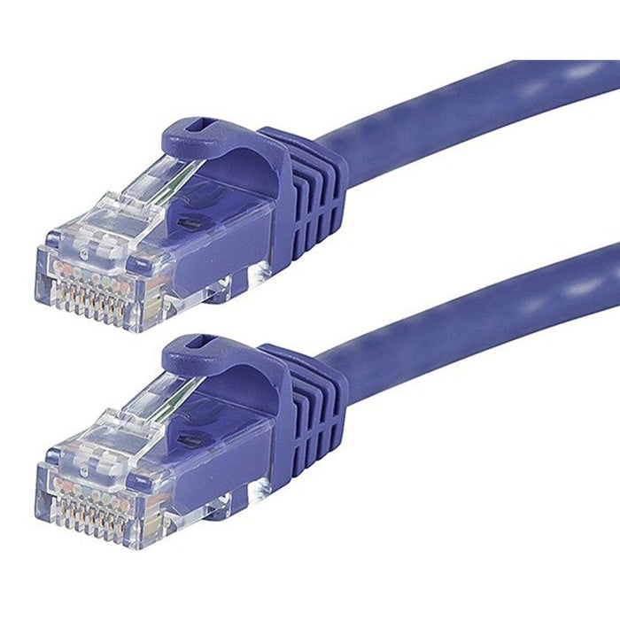 FLEXboot Series Cat5e 24AWG UTP Ethernet Network Patch Cable 75ft Purple