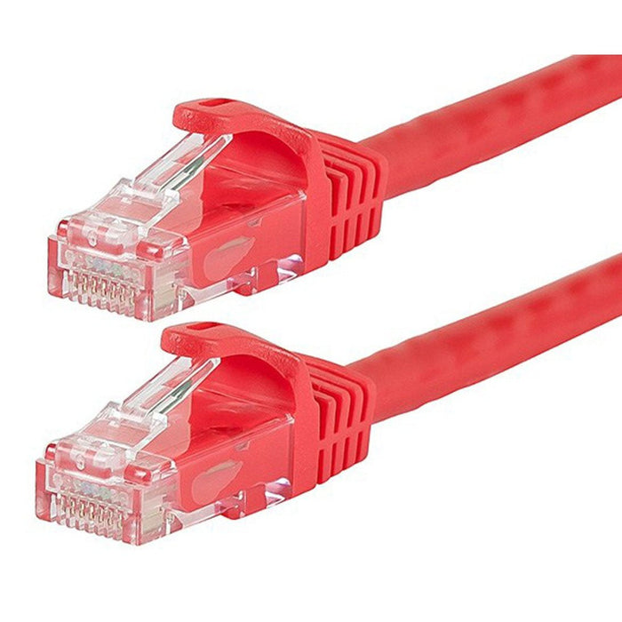 FLEXboot Series Cat6 24AWG UTP Ethernet Network Patch Cable 20ft Red