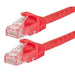 FLEXboot Series Cat6 24AWG UTP Ethernet Network Patch Cable 30ft Red