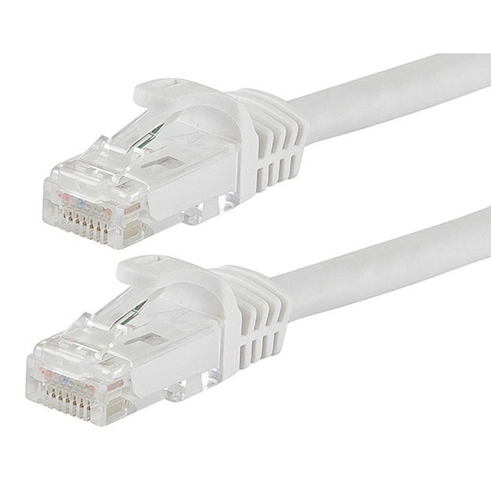 FLEXboot Series Cat5e 24AWG UTP Ethernet Network Patch Cable 2ft White
