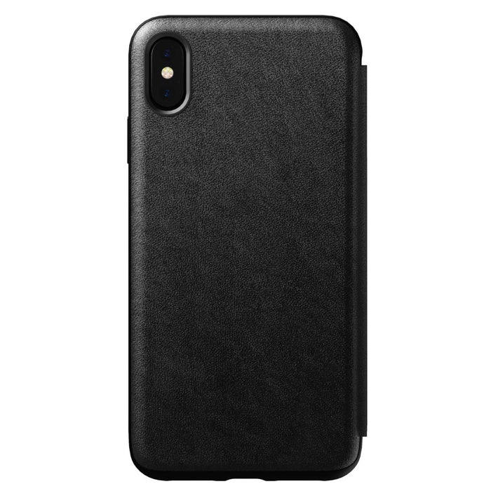 Nomad Horween Leather Rugged Folio for iPhone XS Max - Black