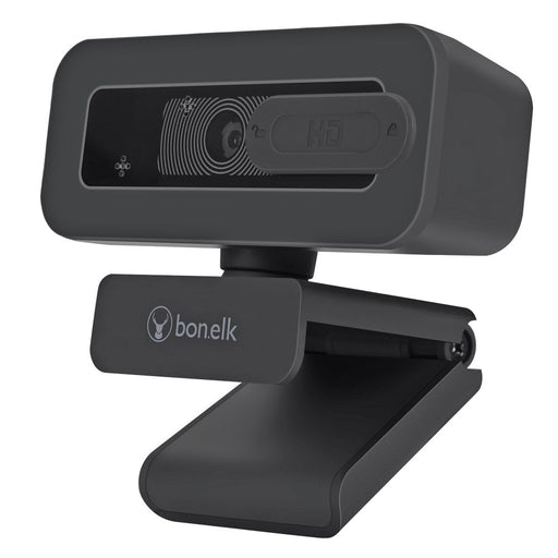 Bonelk USB Webcam Pro, Clip On, 1080p Black