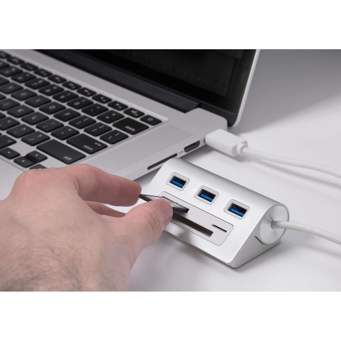 Sabrent 3-Port USB 3.0 Hub With CF-SD-TF Card Reader