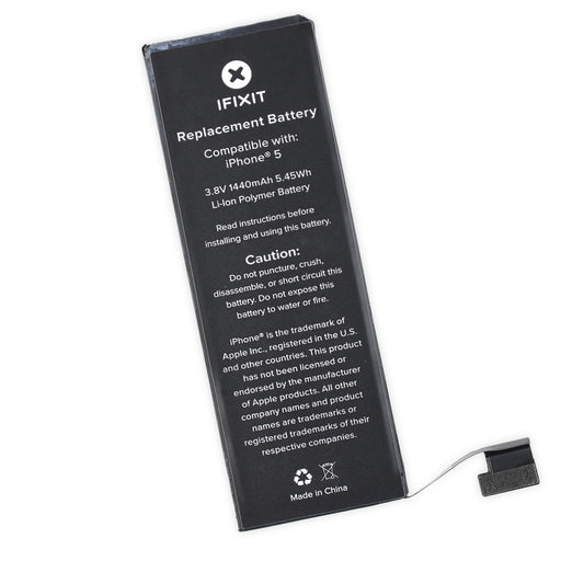 iFixit iPhone 5 Replacement Battery - Includes Adhesive Strip