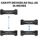 HumanCentric Adjustable Device Wall Mount | DVD Players, Cable Boxes, Receivers, Set Top Box and Other A - V Equipment - Black - Macfixit Australia