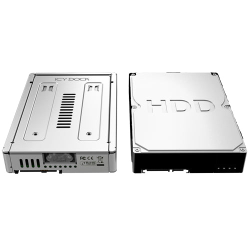 Icy Dock EZConvert Pro Enterprise 2.5" to 3.5" SATA HDD/SSD Converter Silver